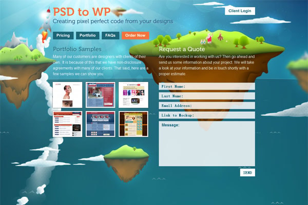 PSD to WP